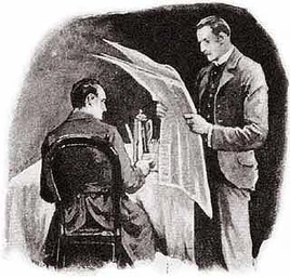 Sherlock Holmes in The Five Orange Pips