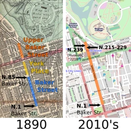 221B Baker Street location