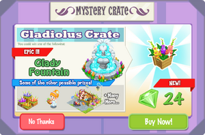 Gladiolus Crate