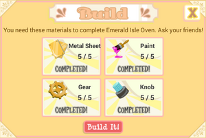 Bakery story shop emerald isle oven