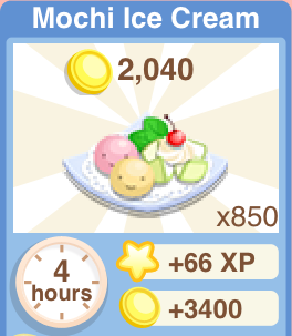 Mochi Ice Cream, Bakery Story Wiki