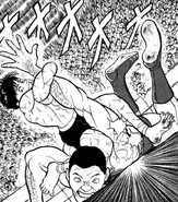 Baki using the Submission on Mount Toba.