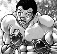 George Foreman in the Hanma Baki manga series.
