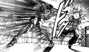 Garry fighting Retsu.