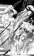 Dorian's kick in the manga.