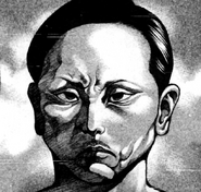 Gichin Funakoshi in the Hanma Baki manga series.