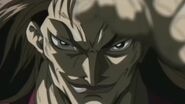 Koushou Shinogi in the Baki the Grappler anime series.