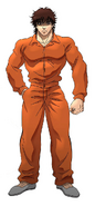 Baki Hanma 2021 anime render.