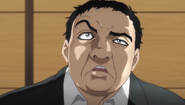 Masamichi Yoda in the Hanma Baki anime series.