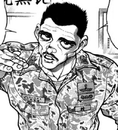 Akio Kamura in the Hanma Baki manga series.