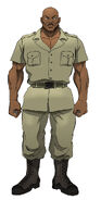 Saman anime render.