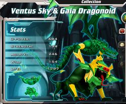 Bakugan sky and gaia dragonoid top