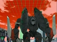 Helios hablandole a Slynix