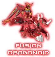 La forma actual de drago en forma de bola (abierta) y en forma de bakugan