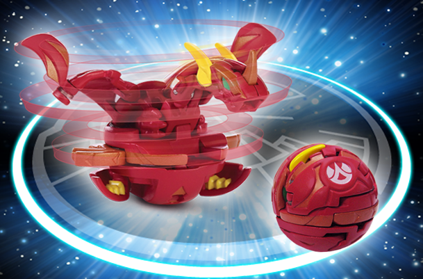 Bakugan New Vestroia VENTUS ULTRA DRAGONOID TYPHOON Spin Top Special Attack