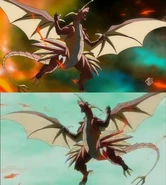 The background has changed, and it got mirror effect.(Up:Overseas-Down:Japanese)