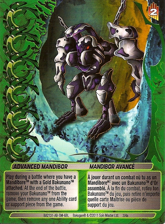 Green Ability Cards, Bakugan Wiki