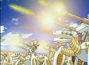 Scaboid mit einer Kampfmaschiene