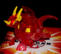 Neo Dragonoid en modo de esfera trasluciente Pyrus