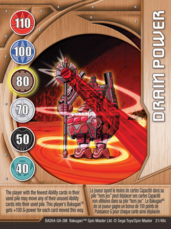 Image result for bakugan ability cards