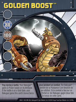 Golden Boost, Bakugan Wiki