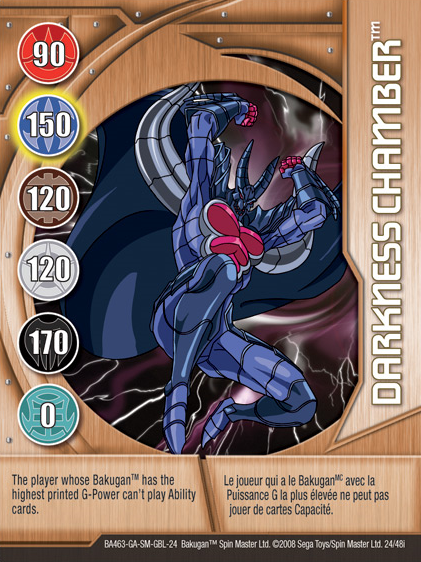 Bakugan Series 7 - 36/48I Blue Ability Card - Colorstorm