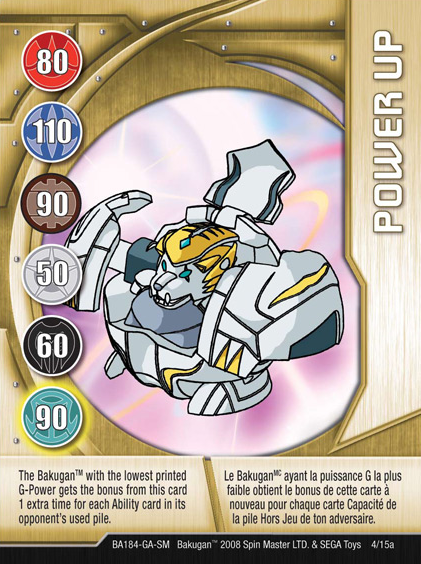 Green Ability Cards, Bakugan Wiki