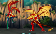 Mercury Dragonoid przeciwko Lumino Dragonoidowi w BD