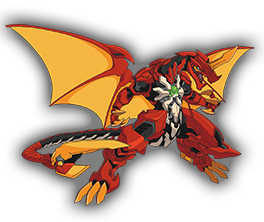 Details about   Bakugan Battle Planet Dragonoid red 