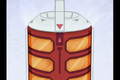 The canister for the Maxus Cross Dragonoid Bakugan