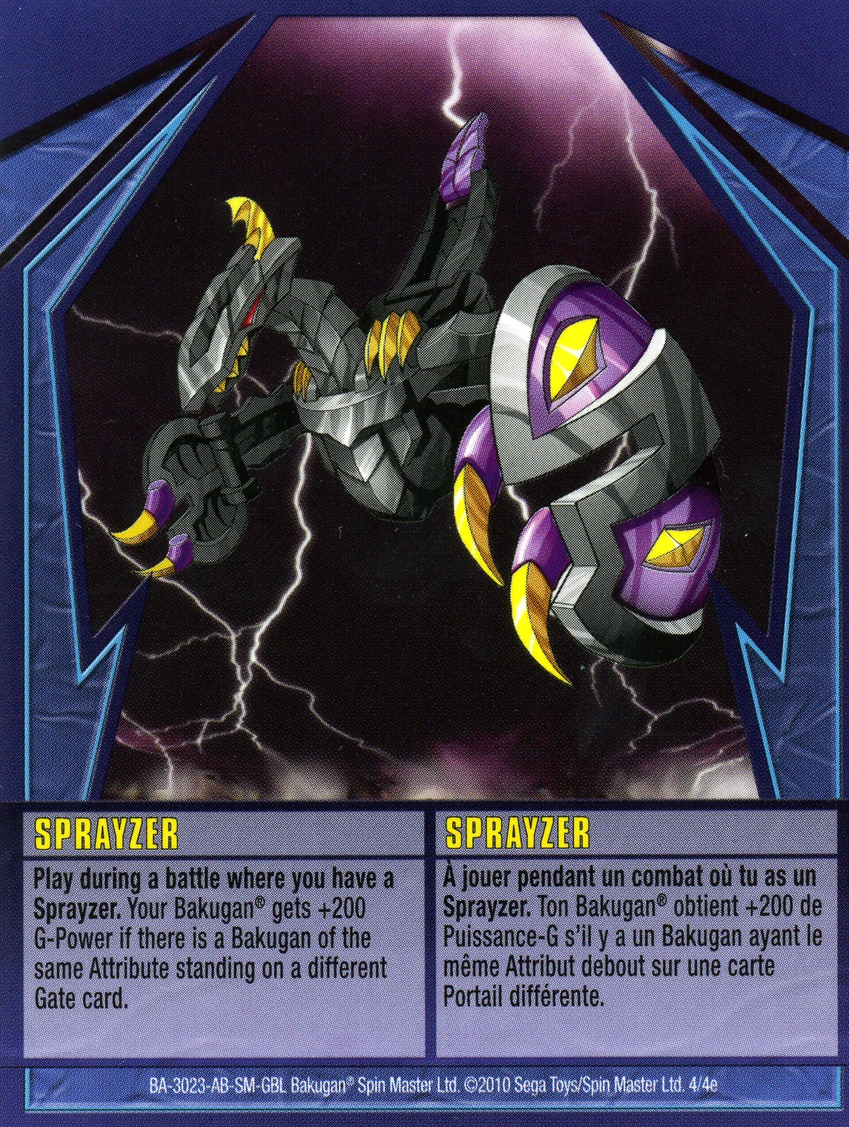 BAKUGAN SPRAYZER EUR 60,00 - FR