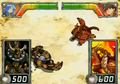Neo Dragonoid and Premo Vulcan in battle