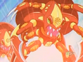 Pyrus Spidaros in Bakugan form