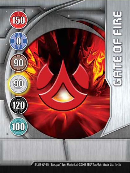 Bakugan GRAVEYARD CANDLE Japanese Ability Card New Vestroia 39/48q RARE