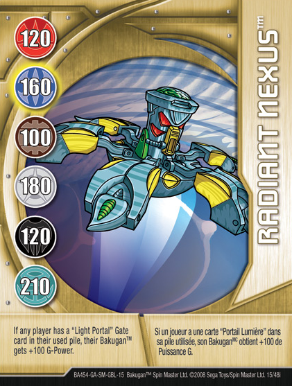 Bakugan Series 7 - 36/48I Blue Ability Card - Colorstorm