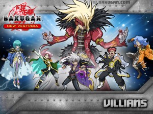 Characters appearing in Bakugan Battle Brawlers: New Vestroia Anime