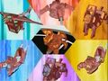 All Maxus Cross Dragonoid parts in ball and Trap form