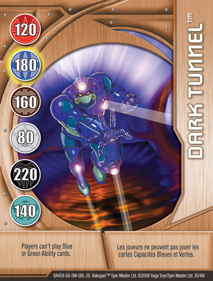Bakugan Series 7 - 36/48I Blue Ability Card - Colorstorm