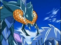Lythirus about to attack the Castle Knights' Bakugan