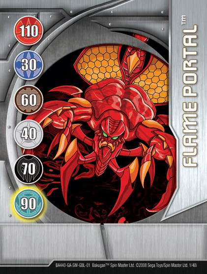 Bakugan Series 7 - 36/48I Blue Ability Card - Colorstorm