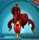 Spyder Fencer in Ballform in Bakugan Dimensions