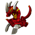 Lumino Dragonoid, as he appears in Bakugan Dimensions