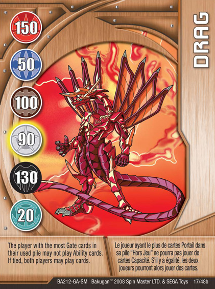 Red Ability Cards, Bakugan Wiki