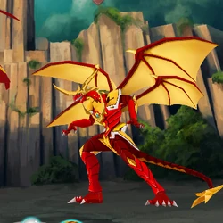 Bakugan Mercury Dragonoid – Figurine Spin Master – état Occasion