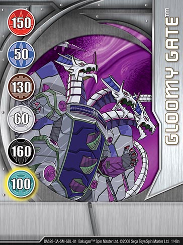 Bakugan Series 8 - 39/48N Blue Ability Card - Trap Slam