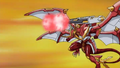 Lumino Dragonoid equiped with Explosix Gear in Bakugan Form