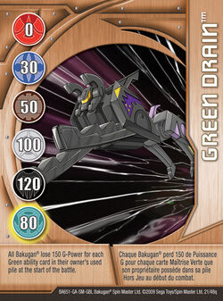 Drain Power, Bakugan Wiki