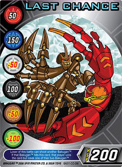 Bakugan Special Ability Trading Card Masquerade's Throw