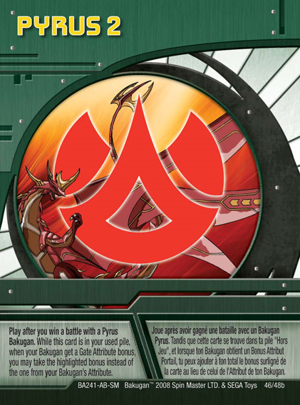 Pyrus (Card), Bakugan Wiki