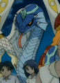 Aquos Serpenoid in Bakugan form